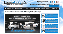 Desktop Screenshot of custommobility.net
